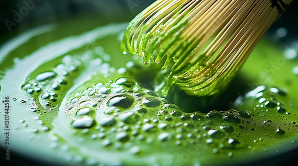 Fototapeta Matcha green tea 