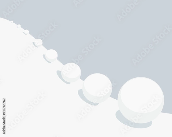 Obraz Snowball effect