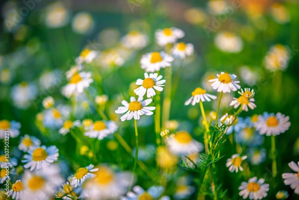 Fototapeta chamomile growing