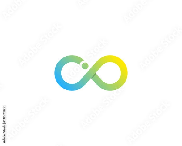 Obraz Letter I Infinity Logo Design Element
