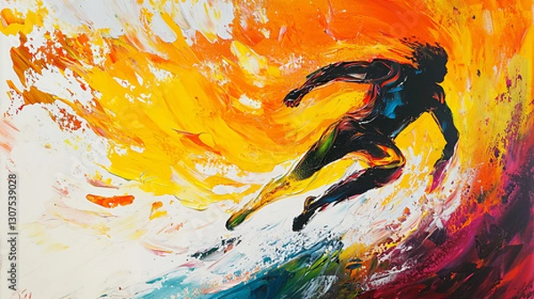 Obraz abstract watercolor background