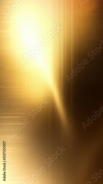 Obraz Vibrant golden abstract texture with smooth gradients and subtle light reflections