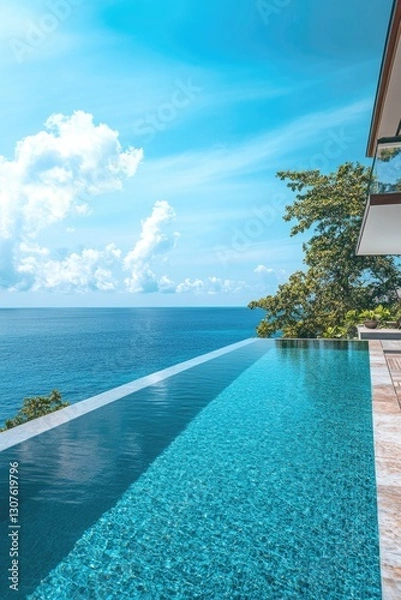 Fototapeta Swimming Pool Ocean View