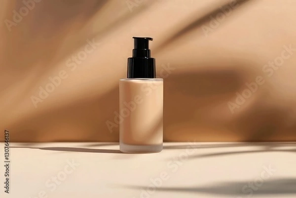 Obraz Foundation pump bottle in different shades