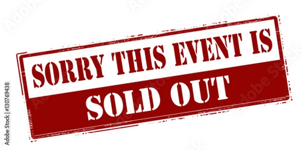 Obraz Przepraszamy, to wydarzenie jest wyprzedane