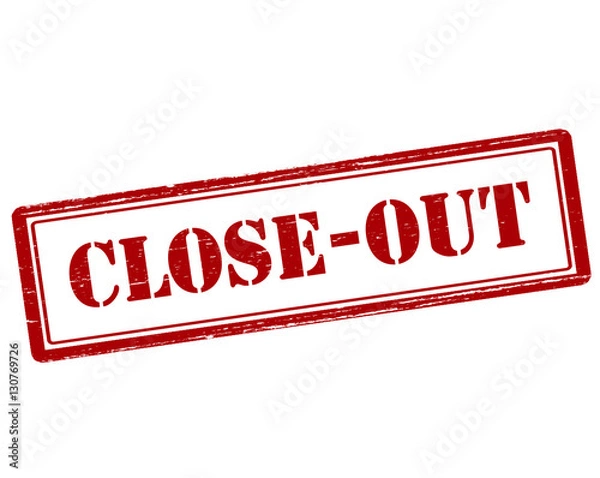 Fototapeta Close out