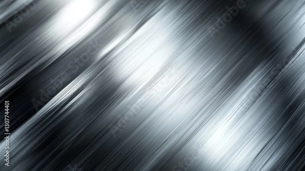 Fototapeta Brushed metal texture with motion blur effect