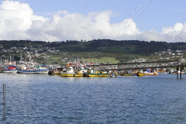Fototapeta Quellon - Chiloe