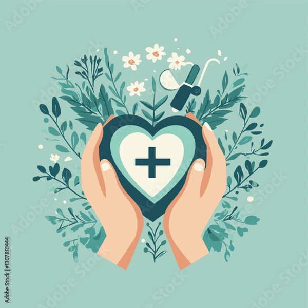 Obraz heart in hands