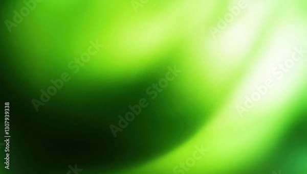 Fototapeta Black green lime yellow white abstract background. Color gradient ombre blur. Line wave liquid fluid. Noise grain mesh. Bright fresh light neon glow glitter metallic foil. Design.