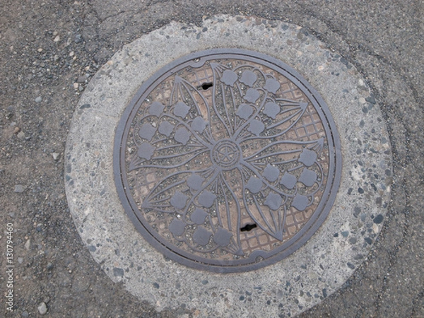 Fototapeta 道端の風景