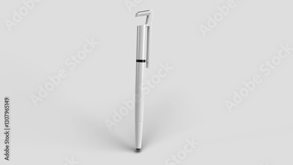 Obraz White multifunction pen on the backdrop