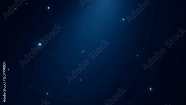 Obraz Mesmerizing Smoky Cobalt to Dark Onyx Gradient with Bioluminescent Accents – Futuristic Luxury Background for High-End Design