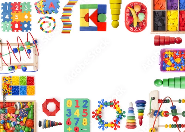 Obraz Color toys border