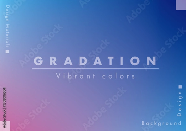 Fototapeta 紫, 青, ピンク, グラデーション, 背景, デザイン