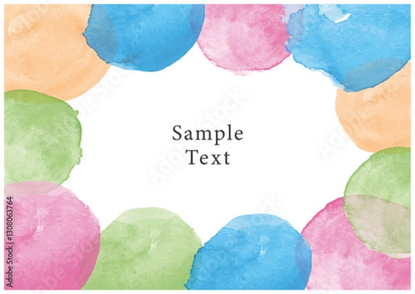 Obraz 水彩フレーム