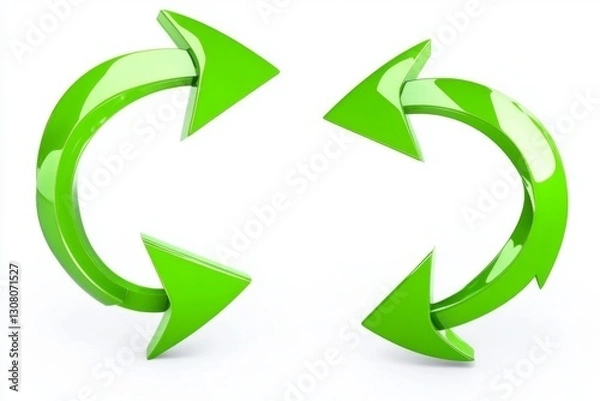 Obraz green arrows