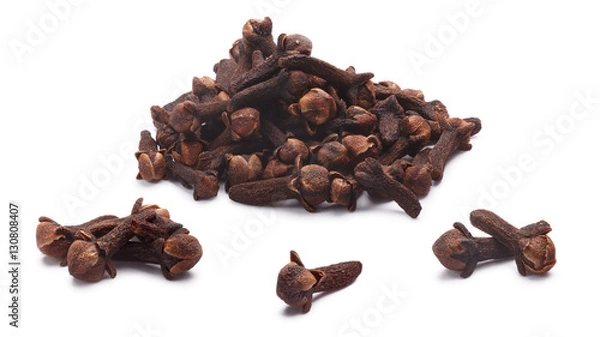 Fototapeta Set of Cloves-buds of Syzygium aromaticum, paths