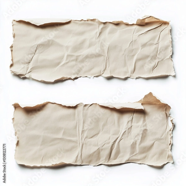 Obraz Ripped white paper