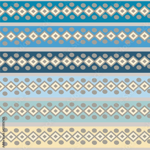 Fototapeta Ethnic Abstract bright pattern background.