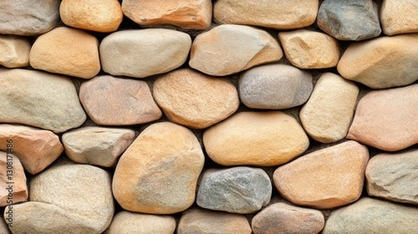 Fototapeta Unearthing nature's treasures, a captivating closeup of rocks in various shapes and textures