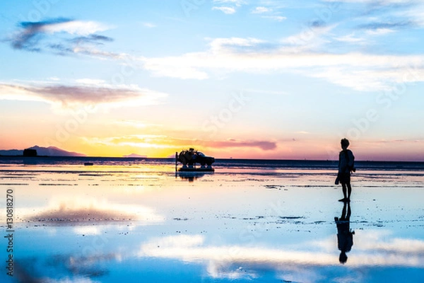 Obraz ウユニの夕暮れ