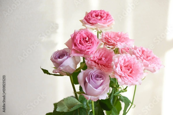 Fototapeta ピンクのスプレーばら