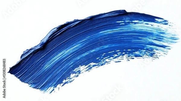 Fototapeta Blue Abstract Splatter Art