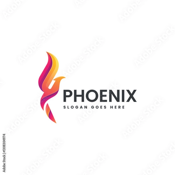 Obraz Phoenix Gradient Colorful Logo