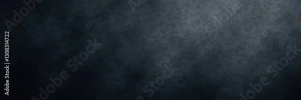 Fototapeta Dark grey textured backdrop, subtle halftone effect, texture, mottled, vintage