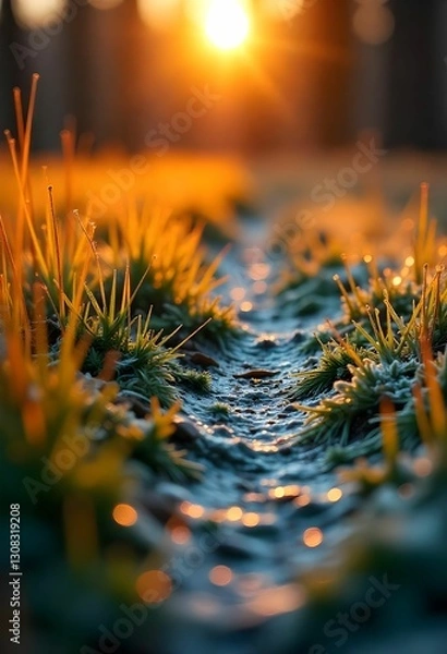 Obraz christmas tree lights