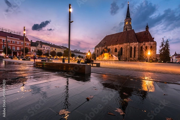 Obraz Cluj-Napoca in the evening