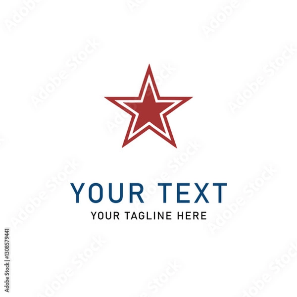 Obraz star logo design