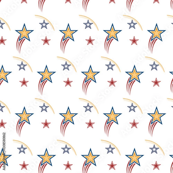 Obraz seamless pattern with birds and flowers