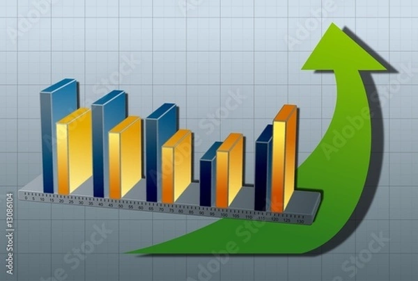 Obraz Rising Economy
