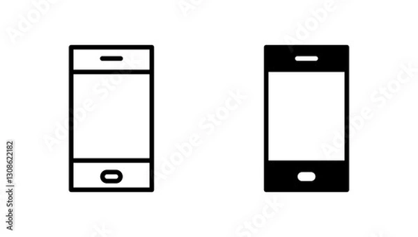 Obraz Phone icon vector. Call sign and symbol. telephone symbol