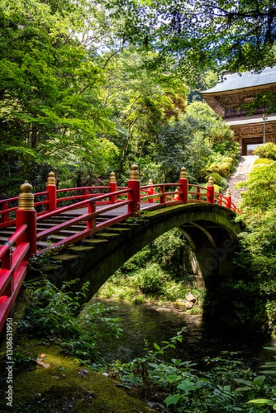 Fototapeta Unganji temple in Otawara, Tochigi, Japan