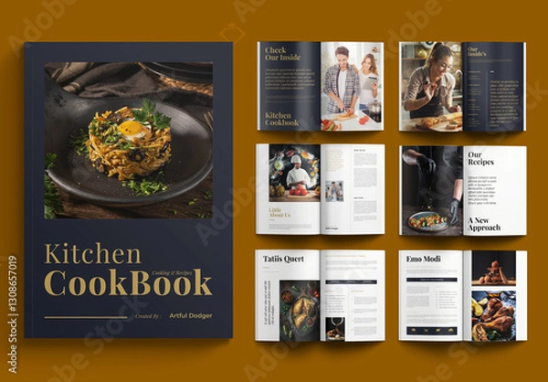 Fototapeta Cook Book Template