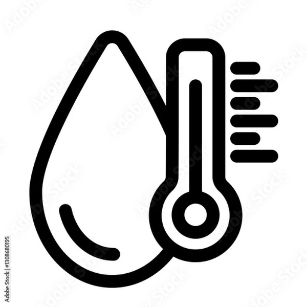Obraz humidity  icon for illustration