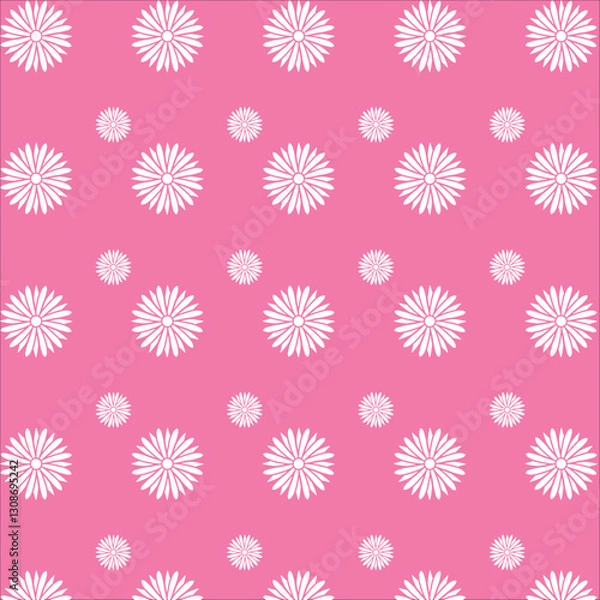 Fototapeta seamless pattern with flowers