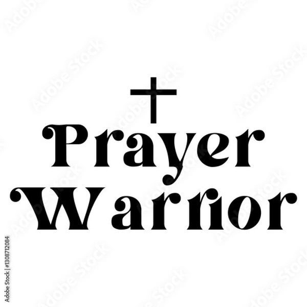 Obraz Prayer warrior  Svg