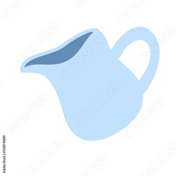 Obraz milk jug illustration