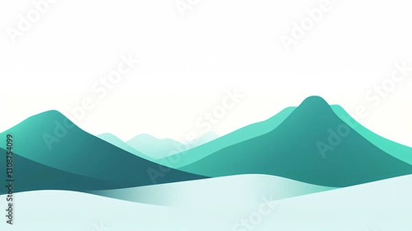 Fototapeta Abstract landscape conception