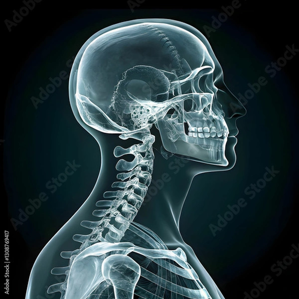 Obraz X-ray is a medical imaging technique that uses radiation to view the inside