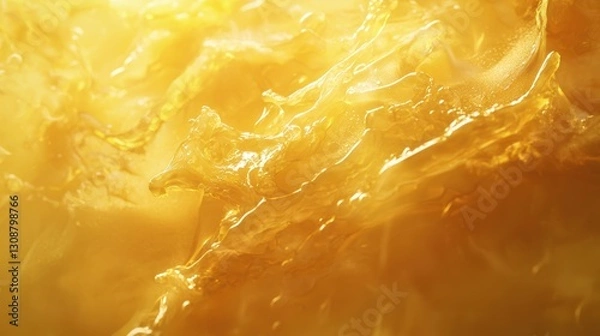 Fototapeta Stretchy melted cheese a delicious macro delight