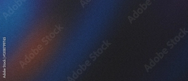 Obraz Subtle grain and noise dark gradient background ideal for professional mockups, marketing materials, social posts, and portfolio designs copy space