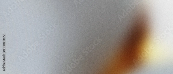 Fototapeta Textured white with vibrant colour accent gradient background featuring noise and grain for clean designs, website templates, and ad graphics copy space