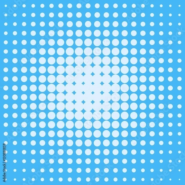 Obraz Abstract creative concept vector comics pop art style blank layout template with clouds beams and isolated dots pattern on background. For sale banner, empty bubble, illustration comic book design