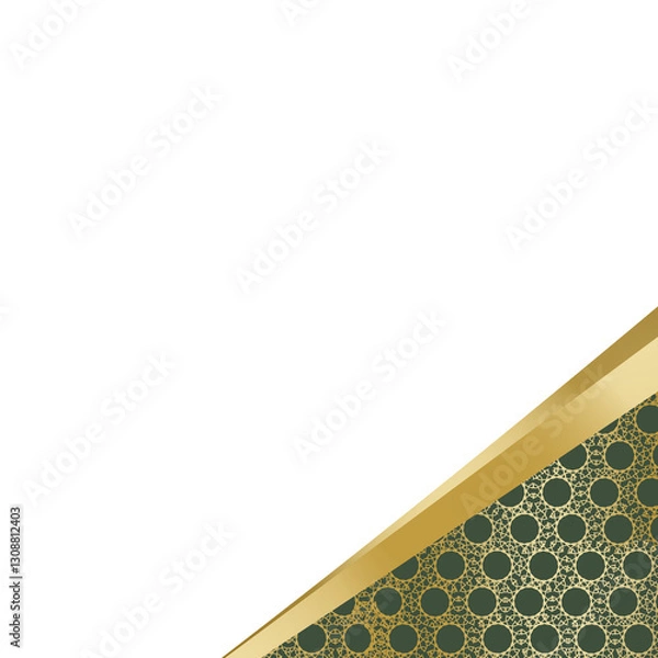 Fototapeta Islamic Decorative Frame With Background Pattern