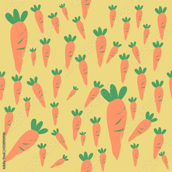 Obraz Easter Day, Beautiful Colorful and pastel seamless pattern background, wrapping, wallpaper, webcover